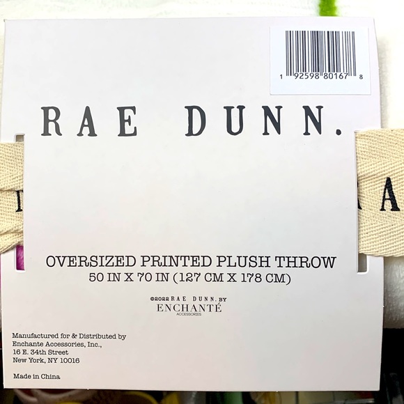 Last 1 - Rae Dunn “Let Love Grow” Ultra Plush Throw - Picture 5 of 9